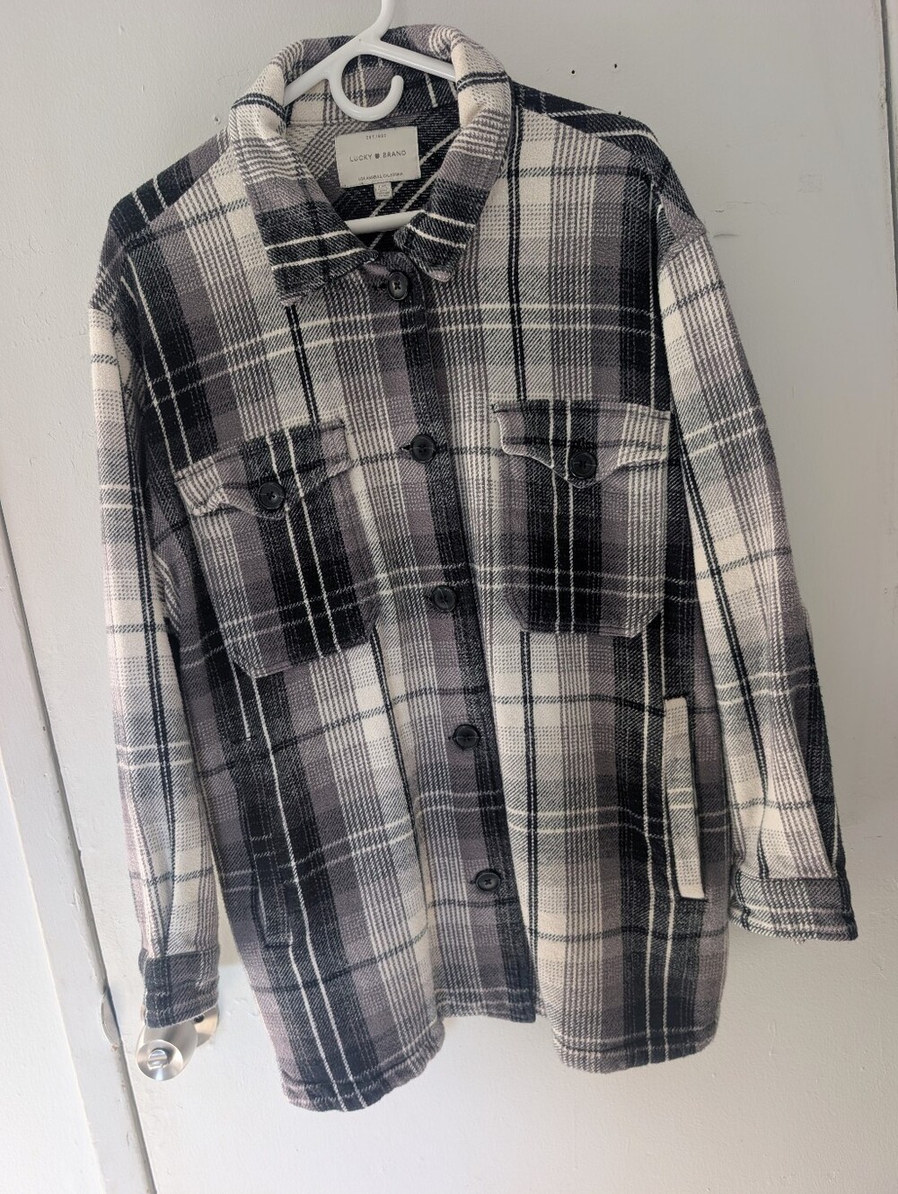 Lucky Brand Plaid Shacket